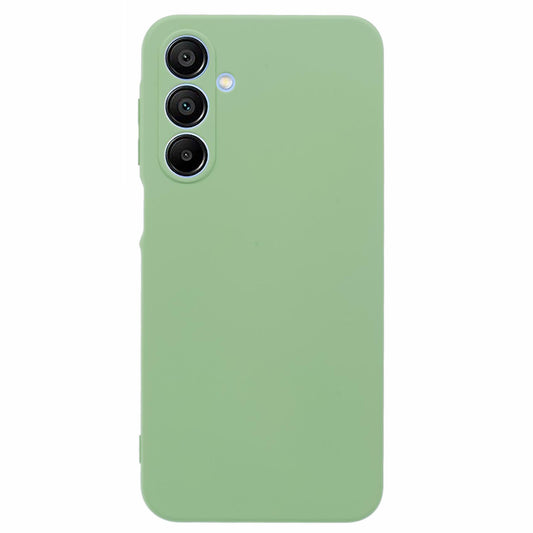 For Samsung Galaxy A16 5G / A16 4G Case TPU Back Soft Anti-Scratch Fiber Lining Phone Cover - Matcha Green