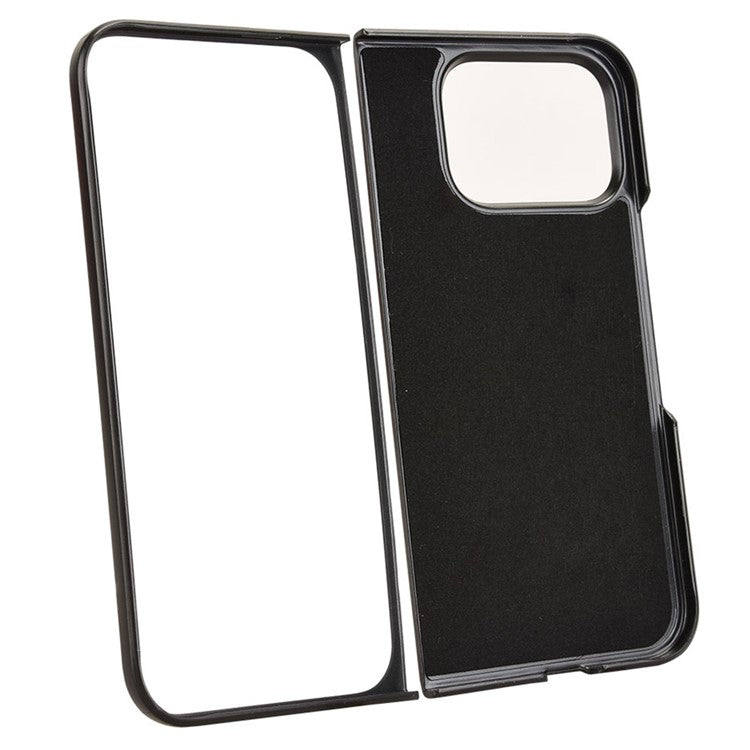 For Google Pixel 9 Pro Fold 5G Case Litchi Texture PU Leather + PC Phone Cover - Grey