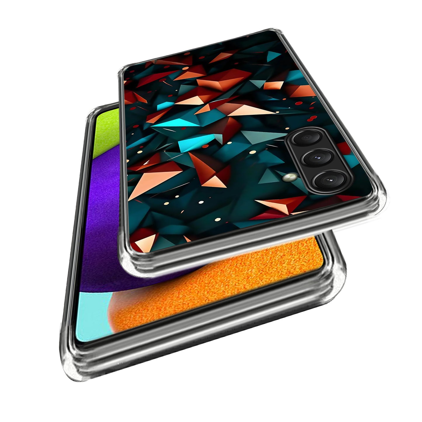 For Samsung Galaxy A16 5G / A16 4G Case Shock-Absorbent TPU Pattern Printed Phone Cover - Style A