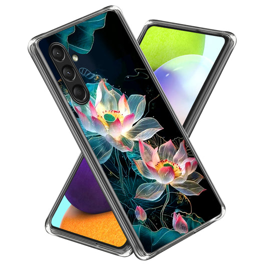 For Samsung Galaxy A16 5G / A16 4G Case Shock-Absorbent TPU Pattern Printed Phone Cover - Style E