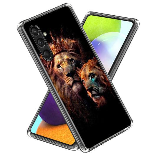 For Samsung Galaxy A16 5G / A16 4G Case Shock-Absorbent TPU Pattern Printed Phone Cover - Style F
