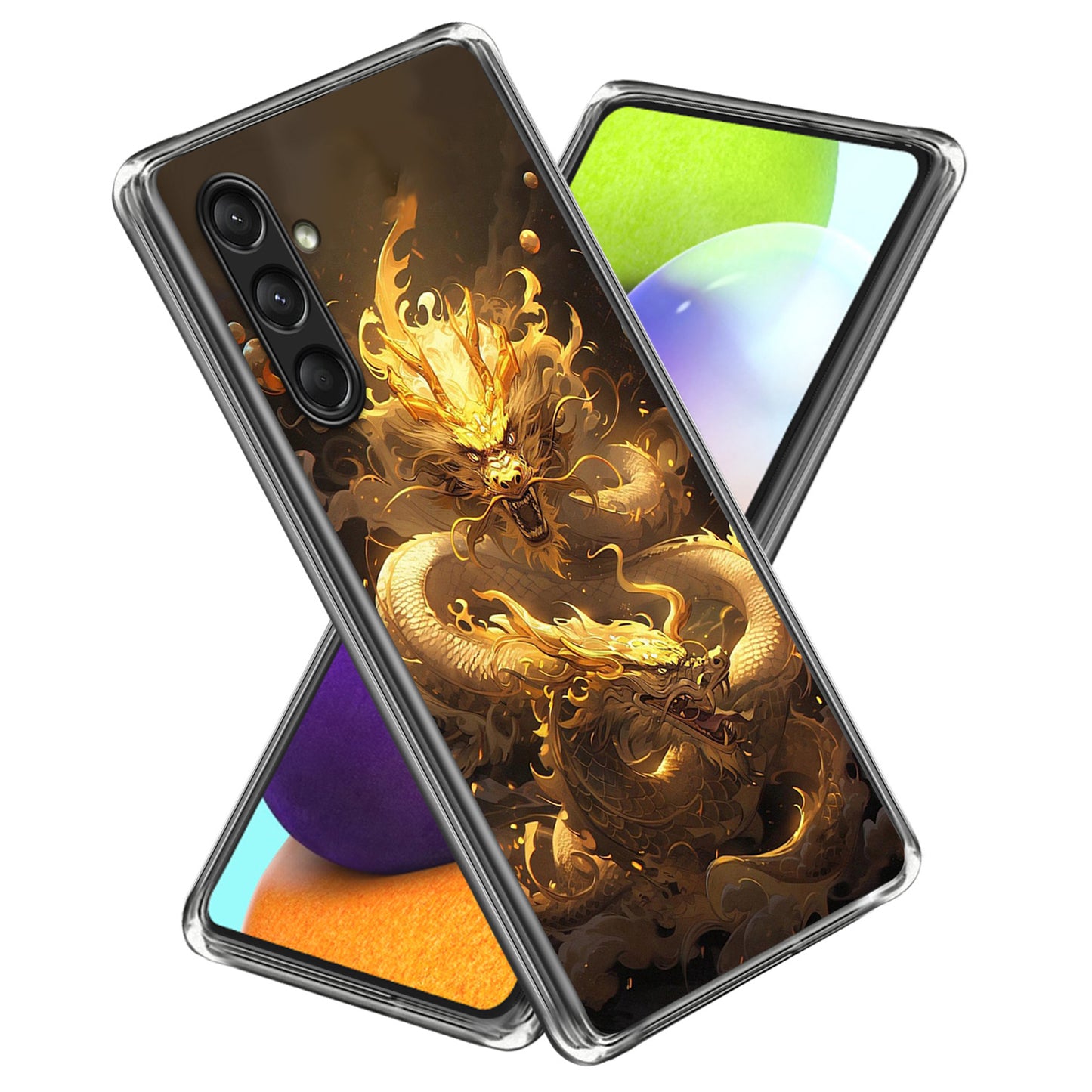 For Samsung Galaxy A16 5G / A16 4G Case Shock-Absorbent TPU Pattern Printed Phone Cover - Style H