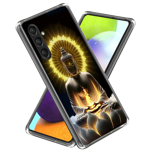 For Samsung Galaxy A16 5G / A16 4G Case Shock-Absorbent TPU Pattern Printed Phone Cover - Style M