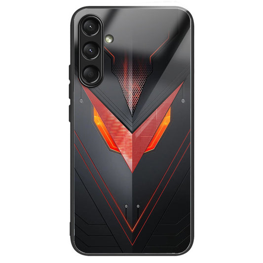 For Samsung Galaxy A16 5G / A16 4G Case Tempered Glass TPU Drop-Proof Phone Cover Pattern Printing - Style B