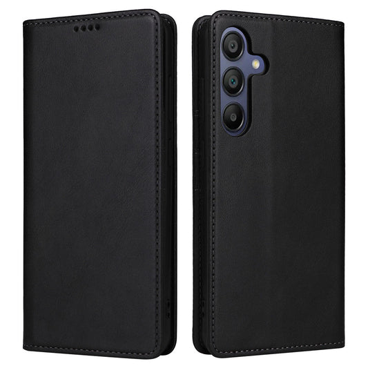 For Samsung Galaxy A16 5G / A16 4G Case RFID Blocking PU Leather Phone Wallet Cover - Black