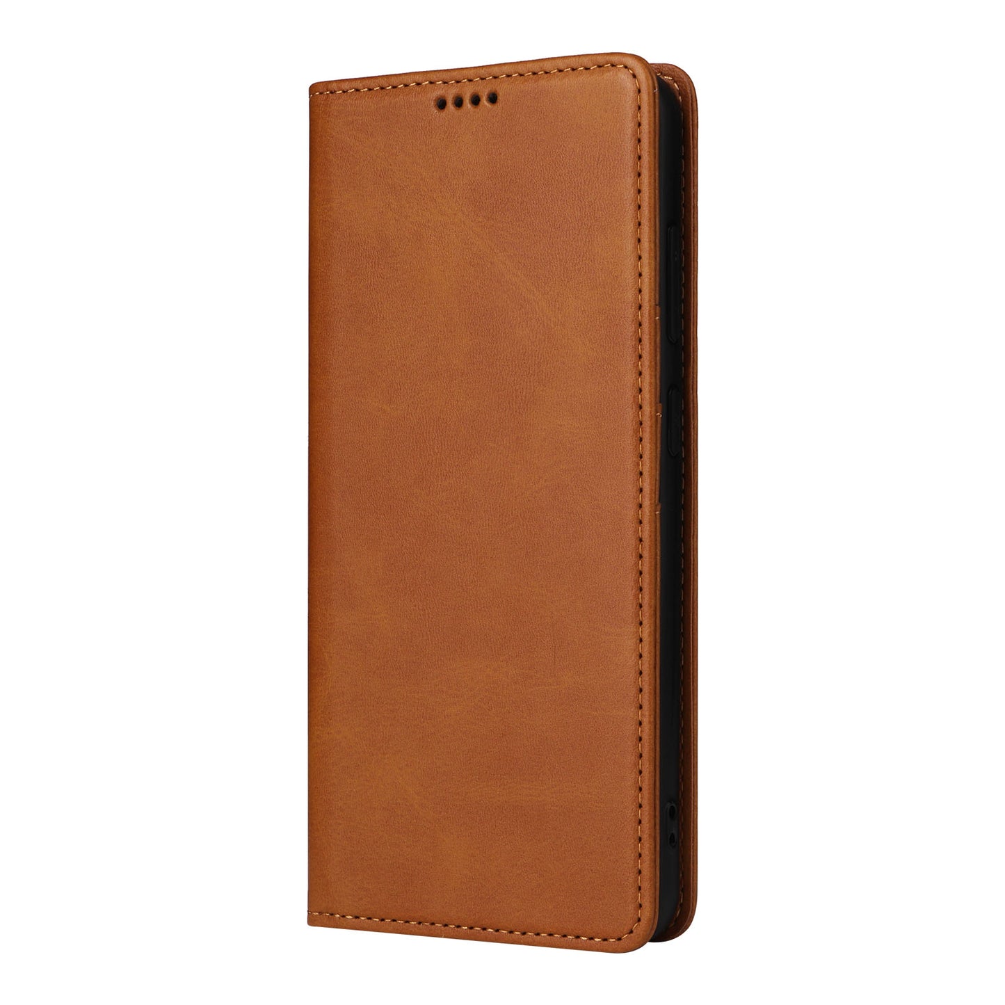 For Samsung Galaxy A16 5G / A16 4G Case RFID Blocking PU Leather Phone Wallet Cover - Brown