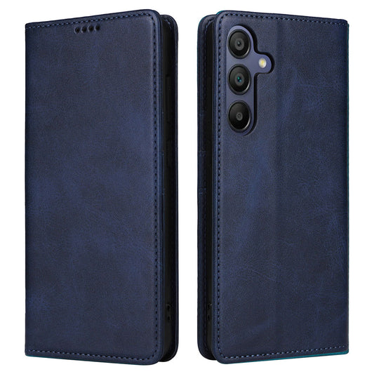 For Samsung Galaxy A16 5G / A16 4G Case RFID Blocking PU Leather Phone Wallet Cover - Blue