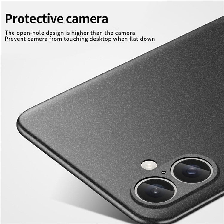 MOFI Shield Matte Series for iPhone 16 Case PC Phone Cover Slim Fit - Black