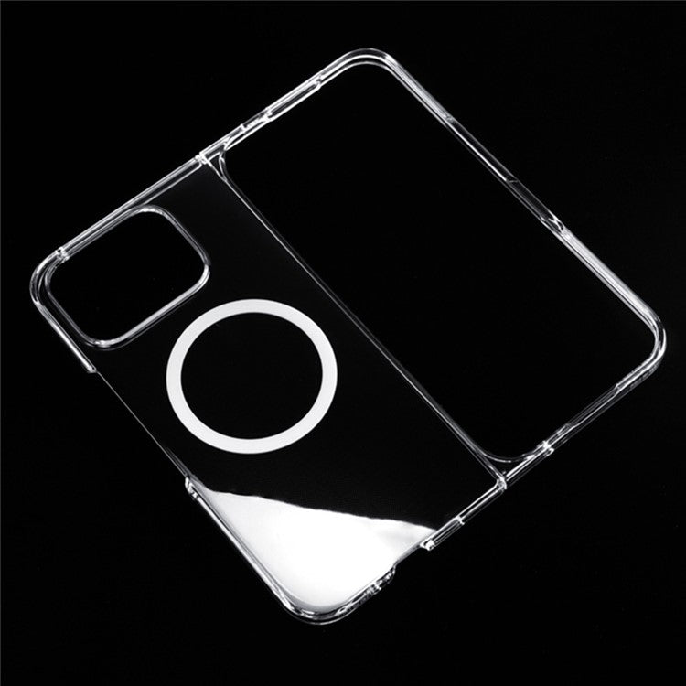 For Google Pixel 9 Pro Fold 5G Magnetic Case Anti-Scratch Transparent PC Phone Cover