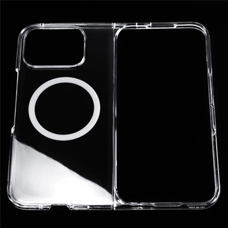 For Google Pixel 9 Pro Fold 5G Magnetic Case Anti-Scratch Transparent PC Phone Cover