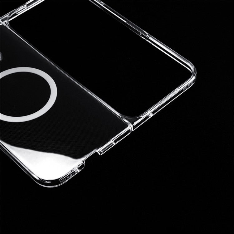 For Google Pixel 9 Pro Fold 5G Magnetic Case Anti-Scratch Transparent PC Phone Cover
