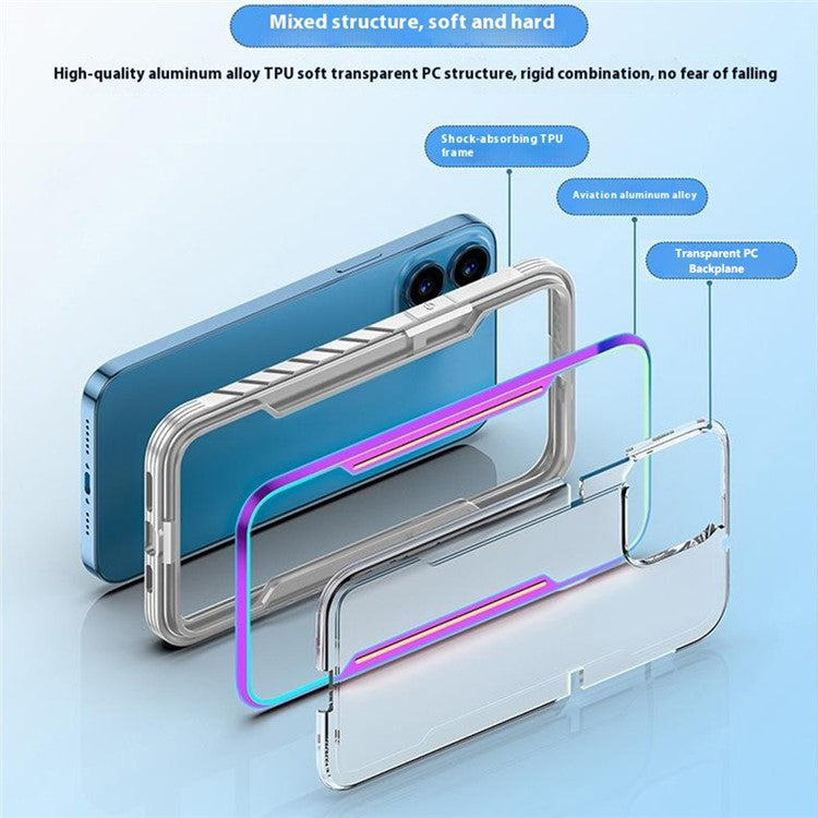Thunder 1 Series For iPhone 16 Case PC + TPU Scratch-resistant Phone Cover - Green