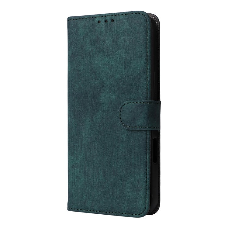 For iPhone 16 Wallet Case RFID Blocking PU Leather Cover Stand View - Green