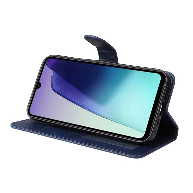 For Xiaomi Poco C75 4G / Redmi 14R 5G / 14C 4G Case Wallet PU Leather Folio Flip Phone Cover - Blue