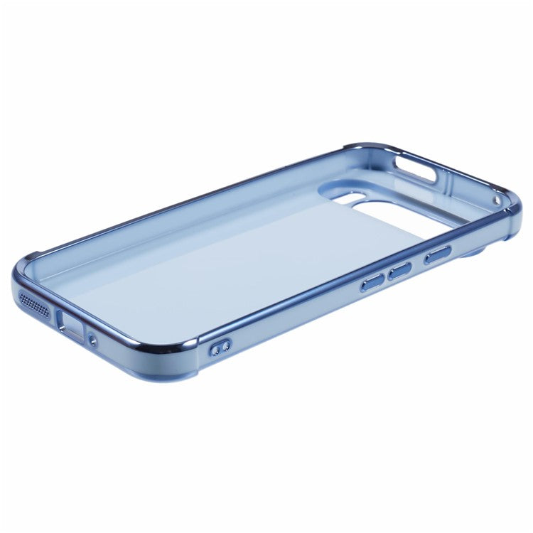 For Google Pixel 9 Pro XL Case Electroplated Frame TPU Soft Phone Cover - Blue