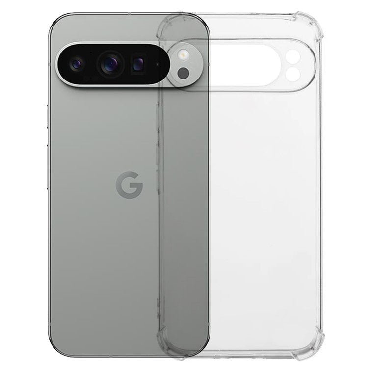KALEBOL KLB-TPU005 For Google Pixel 9 / Google Pixel 9 Pro Case 1.5mm TPU Transparent Anti-Drop Phone Cover