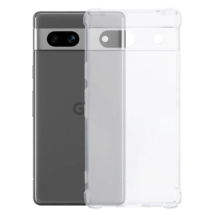 KALEBOL KLB-TPU005 For Google Pixel 7a Case 1.5mm TPU Transparent Anti-Drop Phone Cover