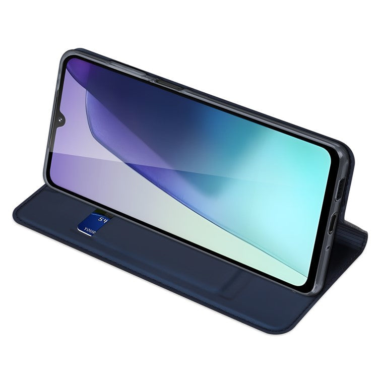 DUX DUCIS Skin Pro Series For Xiaomi Poco C75 4G / Redmi 14R 5G / 14C 4G Case Leather Cover Card Holder - Black