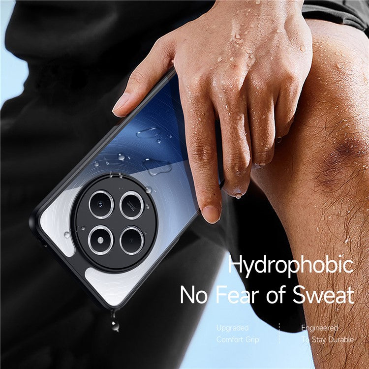 DUX DUCIS Aimo Series For Xiaomi Poco C75 4G / Redmi 14R 5G / 14C 4G Case TPU+PC Matte Phone Cover (REACH Certification) - Black