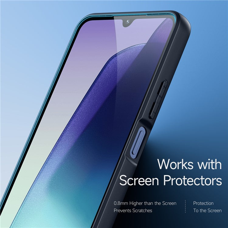 DUX DUCIS Aimo Series For Xiaomi Poco C75 4G / Redmi 14R 5G / 14C 4G Case TPU+PC Matte Phone Cover (REACH Certification) - Black