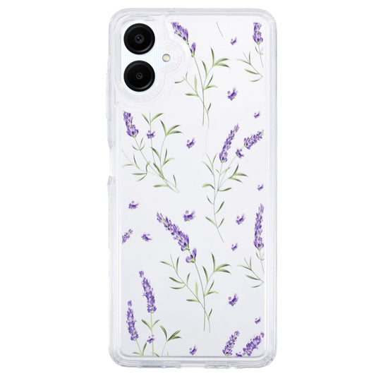 For Samsung Galaxy A06 Case TPU Flower Printing Pattern Air Cushion Design Protective Cover - KS5