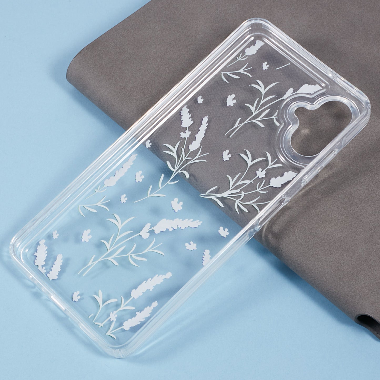 For Samsung Galaxy A06 Case TPU Flower Printing Pattern Air Cushion Design Protective Cover - KS5