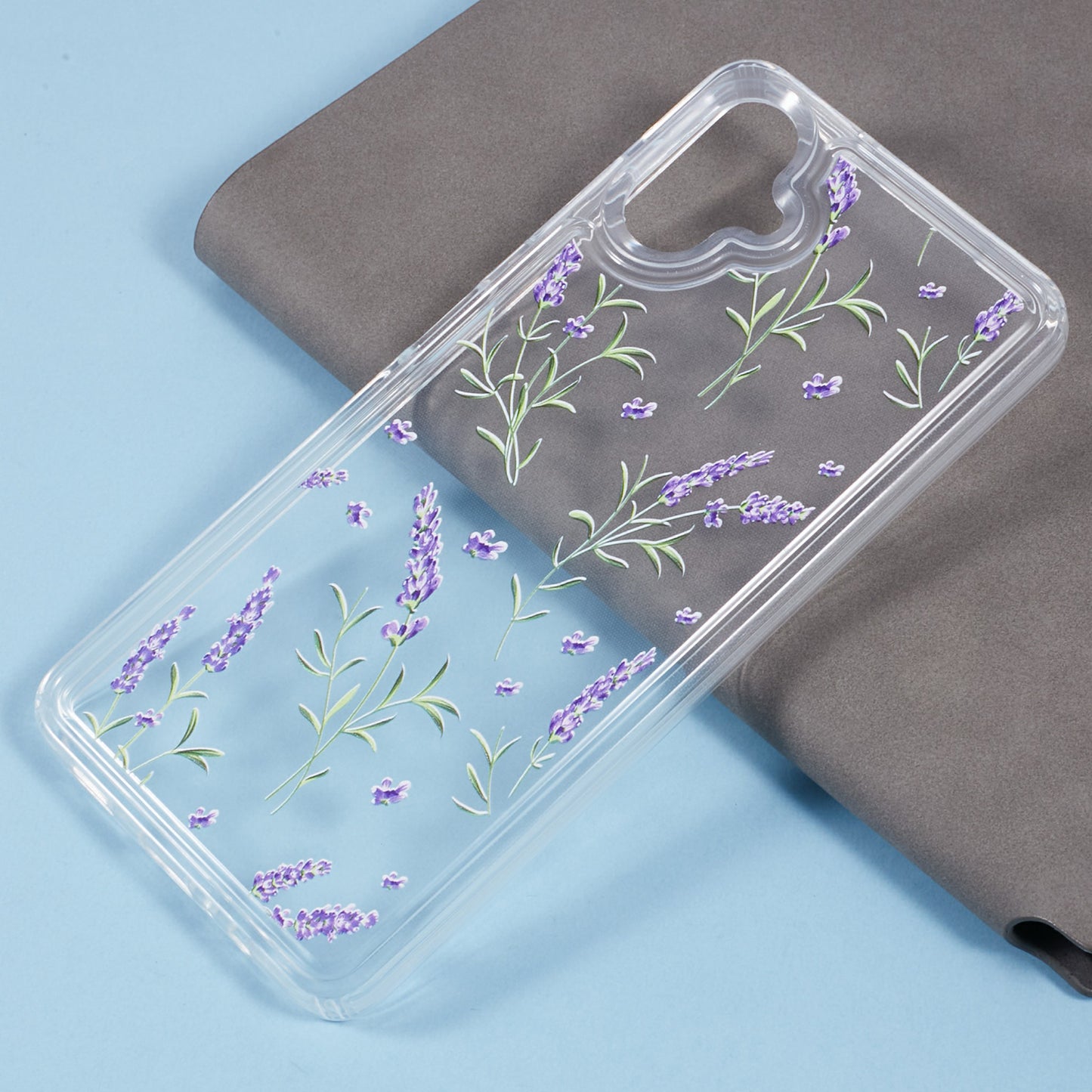 For Samsung Galaxy A06 Case TPU Flower Printing Pattern Air Cushion Design Protective Cover - KS5