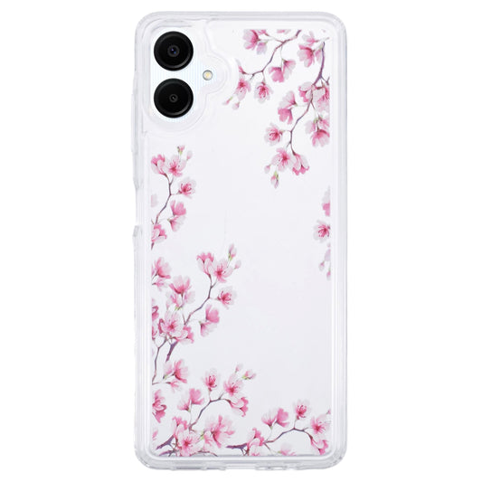 For Samsung Galaxy A06 Case TPU Flower Printing Pattern Air Cushion Design Protective Cover - KS3