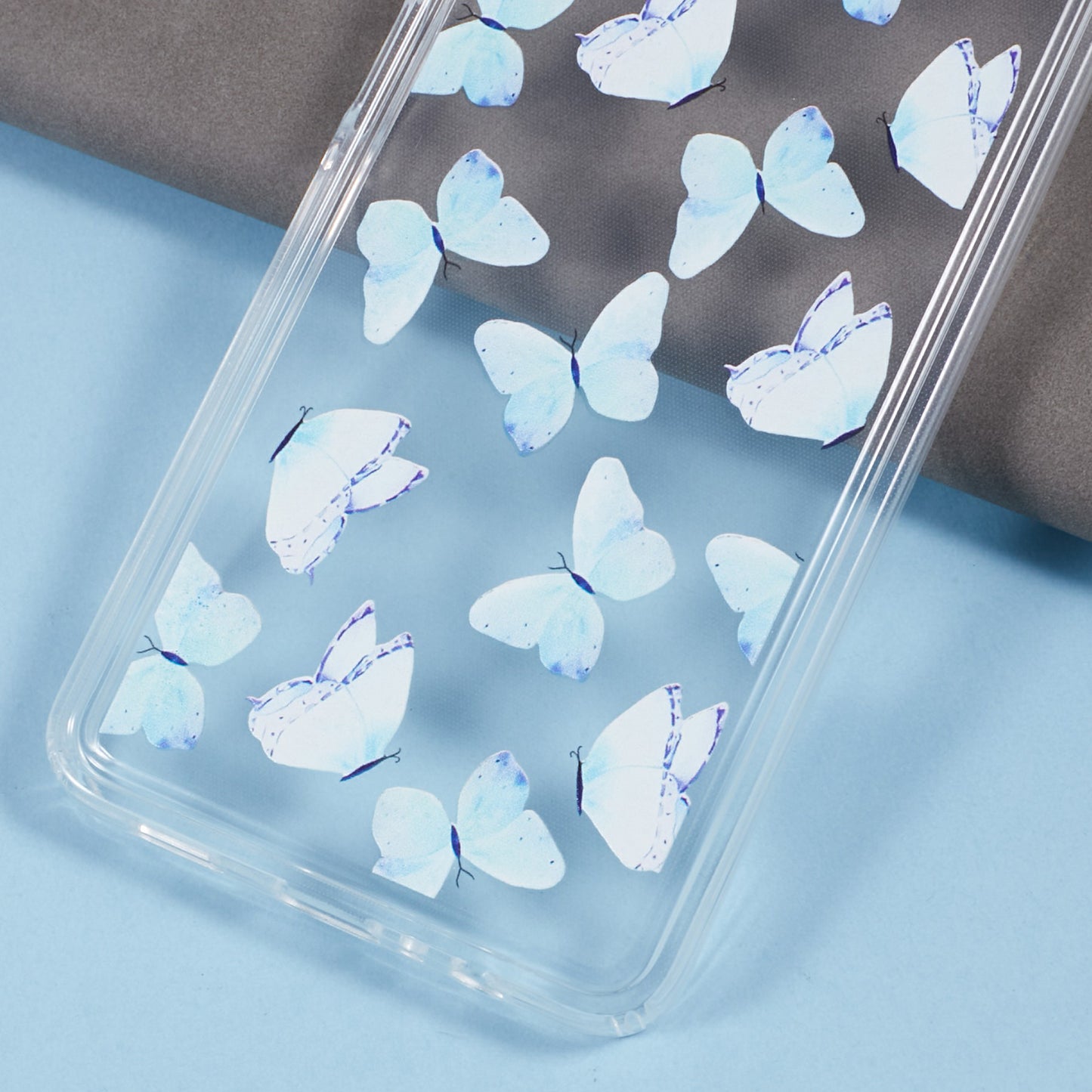 For Samsung Galaxy A06 Case Anti-Drop Airbag Butterfly Pattern Printing TPU Phone Cover - BT4