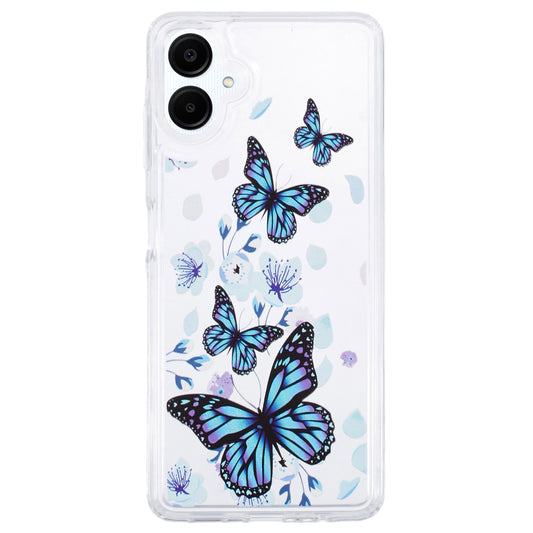For Samsung Galaxy A06 Case Anti-drop Airbag Butterfly Pattern Printing TPU Phone Cover - BT3