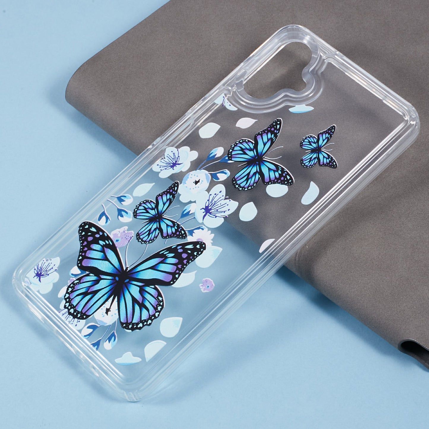 For Samsung Galaxy A06 Case Anti-drop Airbag Butterfly Pattern Printing TPU Phone Cover - BT3