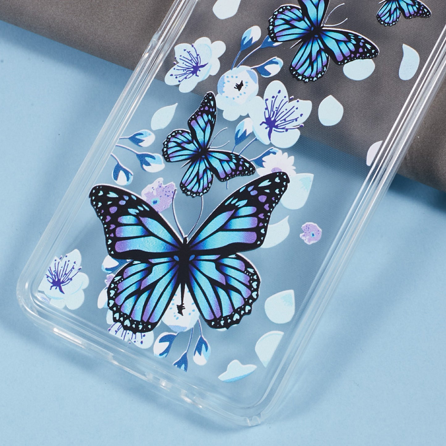For Samsung Galaxy A06 Case Anti-drop Airbag Butterfly Pattern Printing TPU Phone Cover - BT3