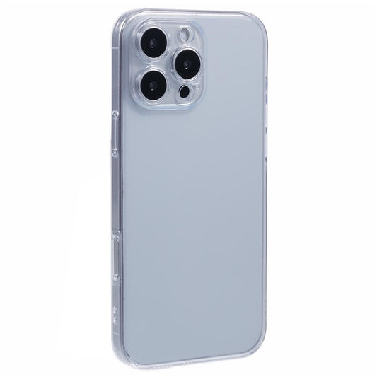 X-LEVEL For iPhone 16 Pro Case Precise Cutout Matte Tempered Glass+TPU Phone Cover - Transparent