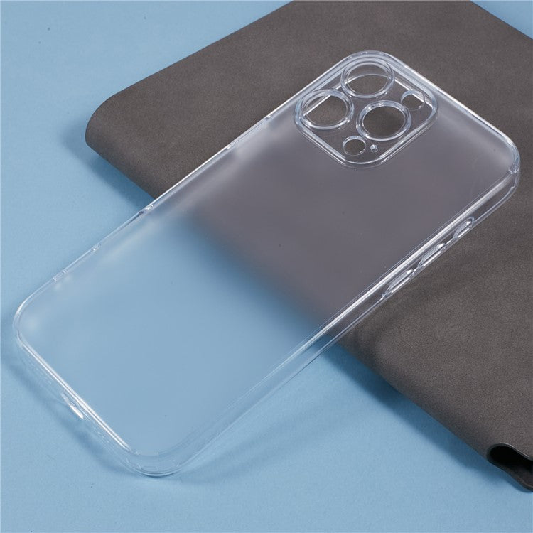 X-LEVEL For iPhone 16 Pro Case Precise Cutout Matte Tempered Glass+TPU Phone Cover - Transparent