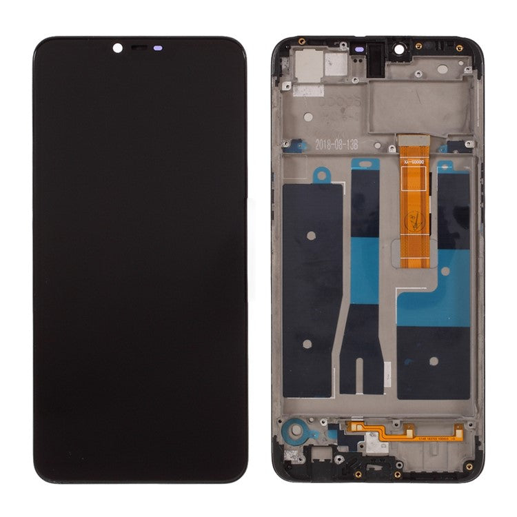 For Oppo A5 (AX5)(4+64GB) / A3s Grade S OEM LCD Screen and Digitizer Assembly + Frame Replacement Part (without Logo)