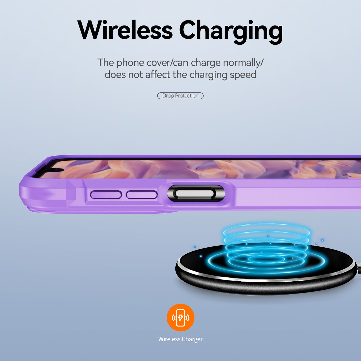 For Samsung Galaxy A16 5G / A16 4G Case Anti-Drop Alloy Lens Frame PC+TPU Phone Cover - Purple