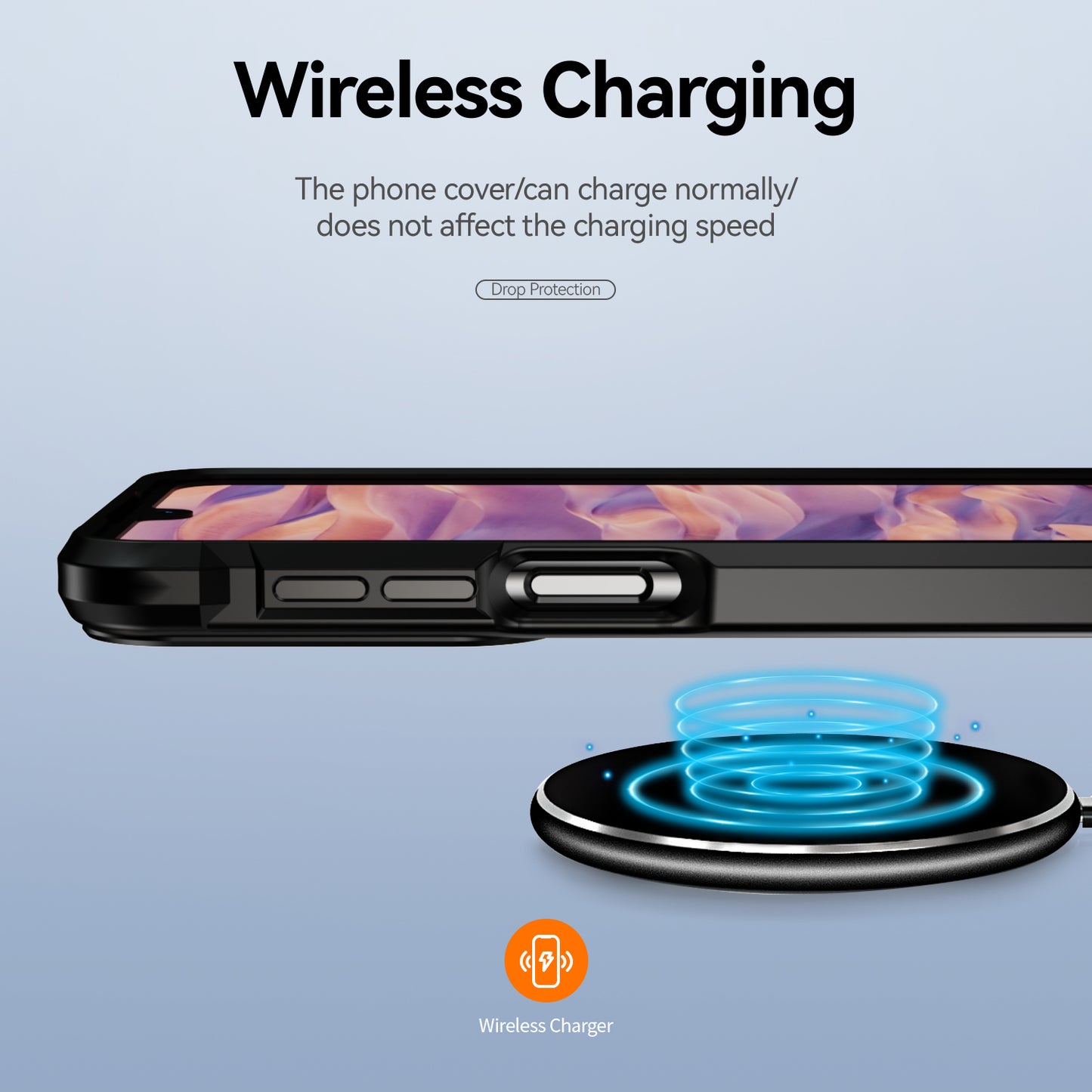 For Samsung Galaxy A16 5G / A16 4G Case Anti-Drop Alloy Lens Frame PC+TPU Phone Cover - Black