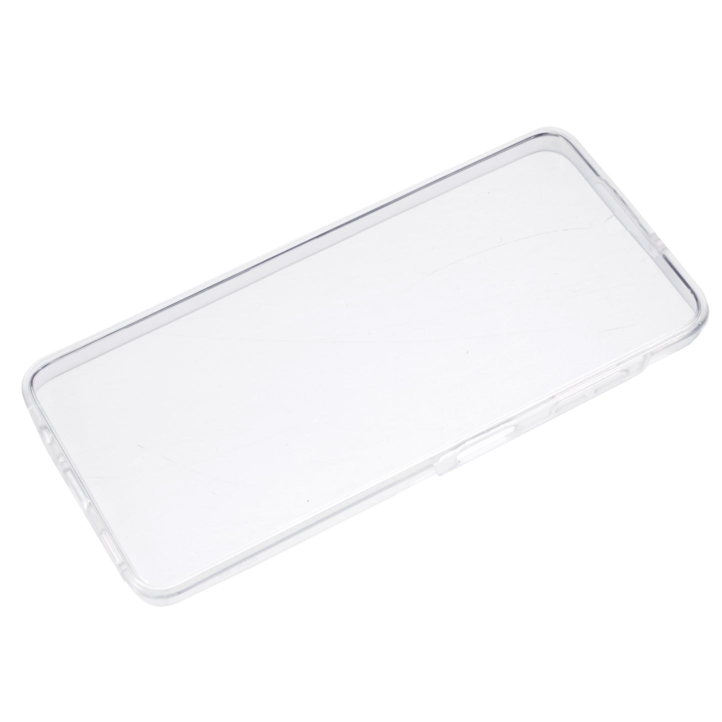 For Samsung Galaxy A06 Case TPU Frame Clear Acrylic Back Phone Cover with PET Film