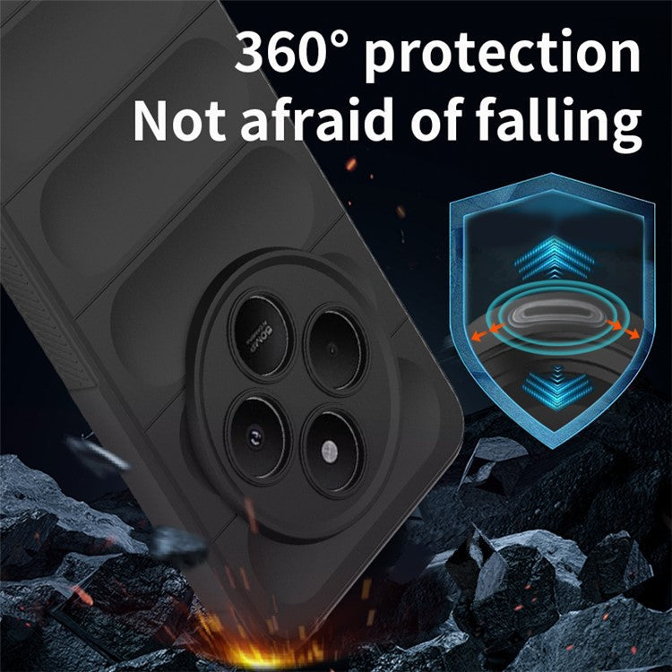 For Xiaomi Poco C75 4G / Redmi 14R 5G / 14C 4G Case Anti-Drop Soft TPU Rugged Phone Back Cover - Light Purple