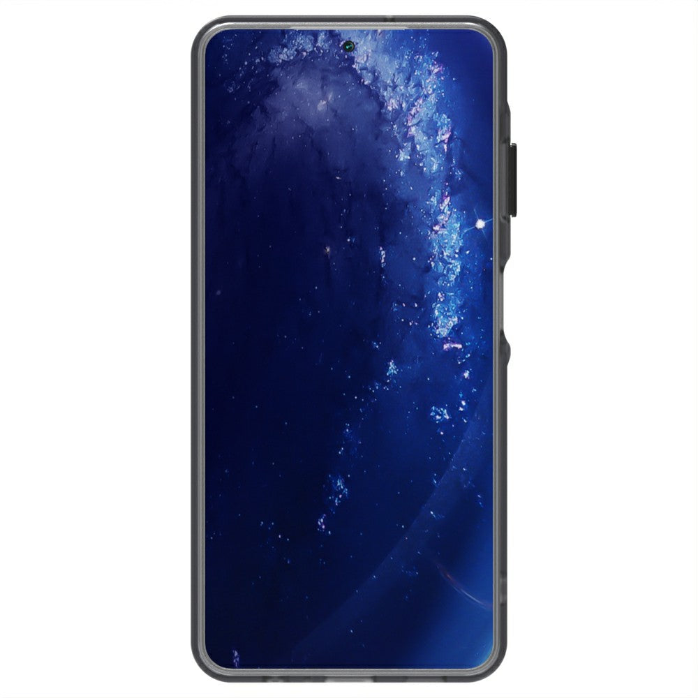 Candy Series For Samsung Galaxy A06 Case Compatible with MagSafe PC+TPU+PET Anti-Drop Phone Cover - Black