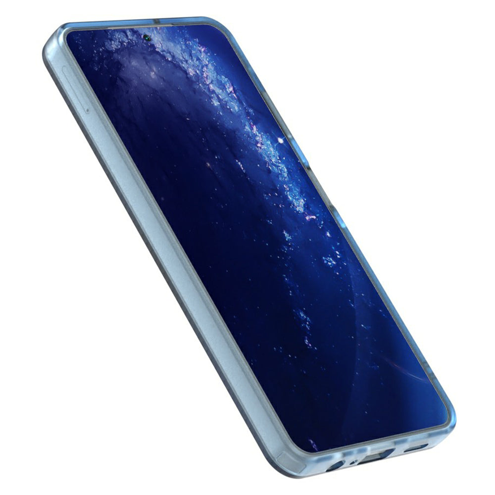 Candy Series For Samsung Galaxy A06 Case Compatible with MagSafe PC+TPU+PET Anti-Drop Phone Cover - Blue