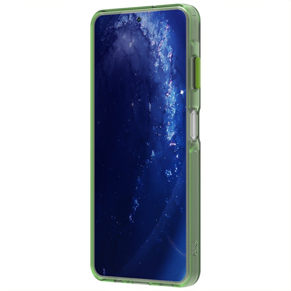 Candy Series For Samsung Galaxy A06 Case Compatible with MagSafe PC+TPU+PET Anti-Drop Phone Cover - Green