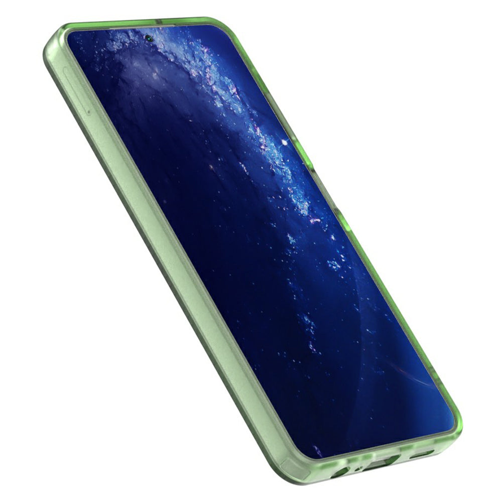 Candy Series For Samsung Galaxy A06 Case Compatible with MagSafe PC+TPU+PET Anti-Drop Phone Cover - Green