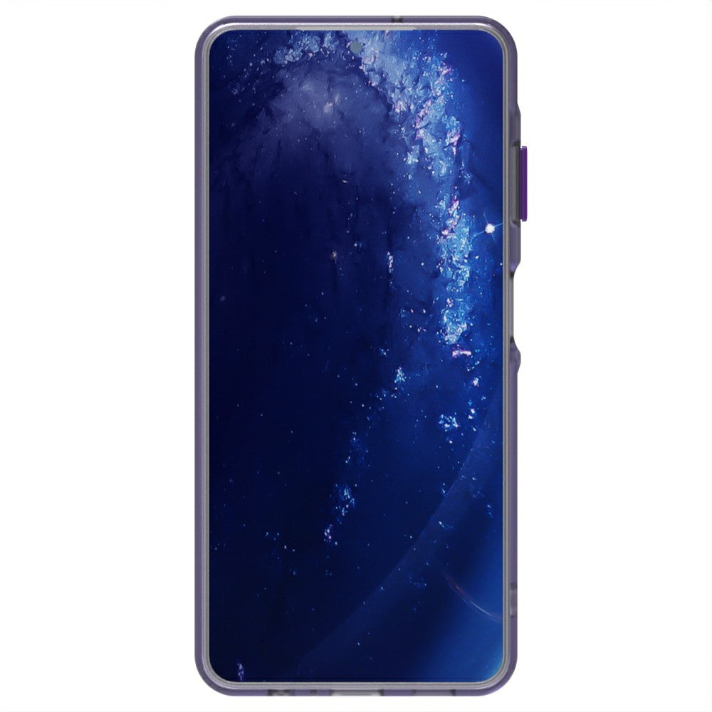 Candy Series For Samsung Galaxy A06 Case Compatible with MagSafe PC+TPU+PET Anti-Drop Phone Cover - Purple