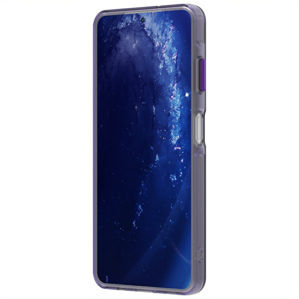 Candy Series For Samsung Galaxy A06 Case Compatible with MagSafe PC+TPU+PET Anti-Drop Phone Cover - Purple