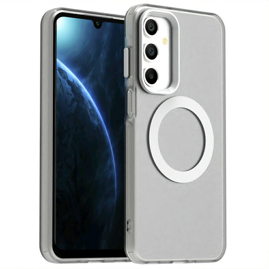 Candy Series For Samsung Galaxy A16 5G / A16 4G Case Compatible with MagSafe PC+TPU+PET Anti-Drop Phone Cover - White