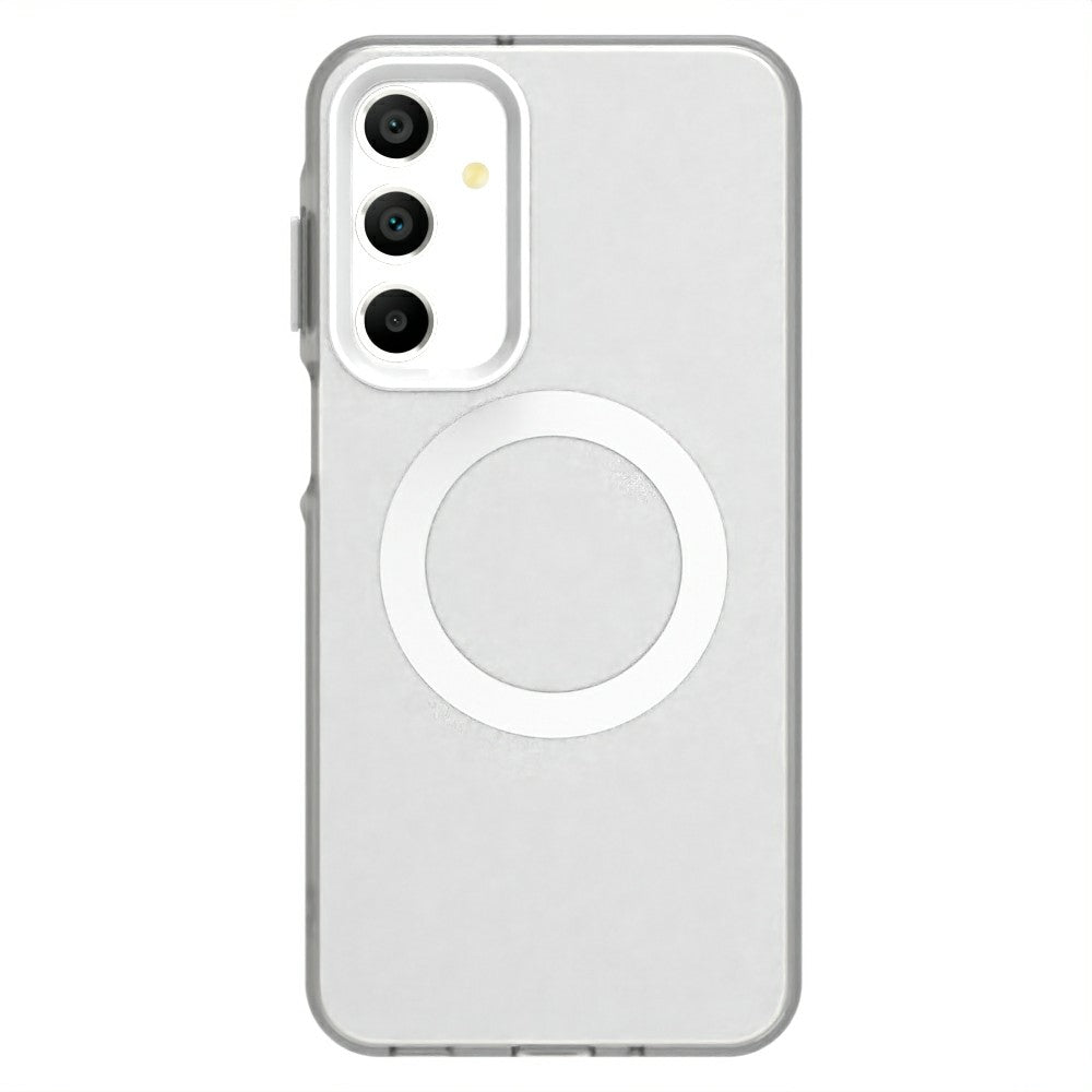 Candy Series For Samsung Galaxy A16 5G / A16 4G Case Compatible with MagSafe PC+TPU+PET Anti-Drop Phone Cover - White
