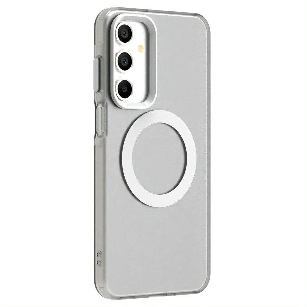 Candy Series For Samsung Galaxy A16 5G / A16 4G Case Compatible with MagSafe PC+TPU+PET Anti-Drop Phone Cover - White