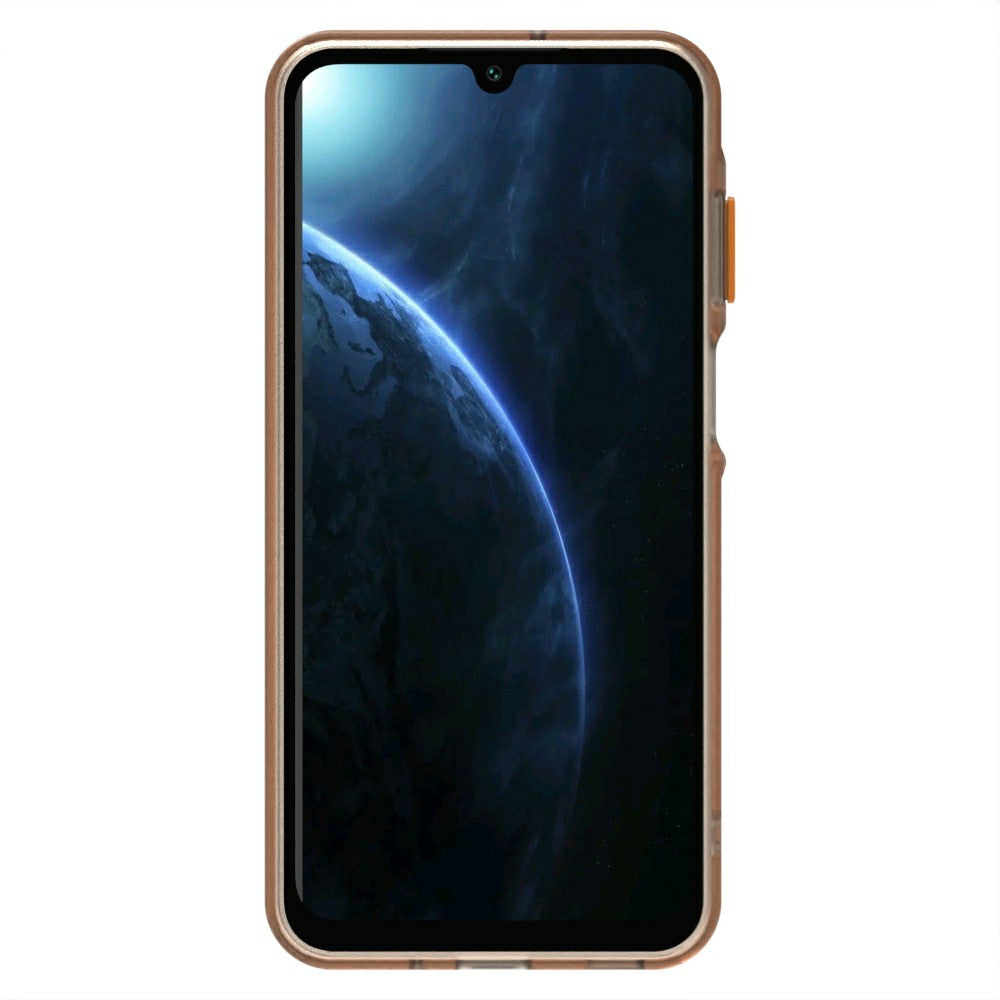 Candy Series For Samsung Galaxy A16 5G / A16 4G Case Compatible with MagSafe PC+TPU+PET Anti-Drop Phone Cover - Orange