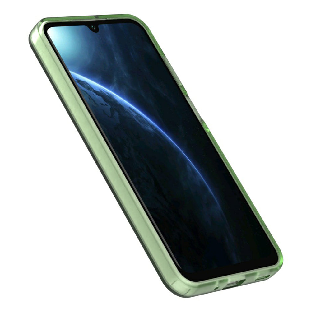 Candy Series For Samsung Galaxy A16 5G / A16 4G Case Compatible with MagSafe PC+TPU+PET Anti-Drop Phone Cover - Green